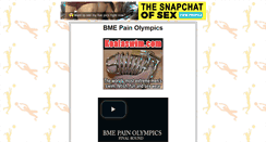 Desktop Screenshot of painolympics.info